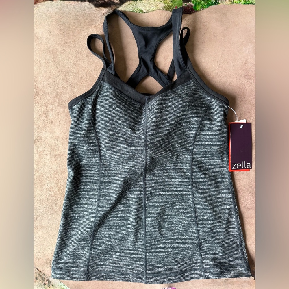 Zella Charcoal Performance Tank NWT